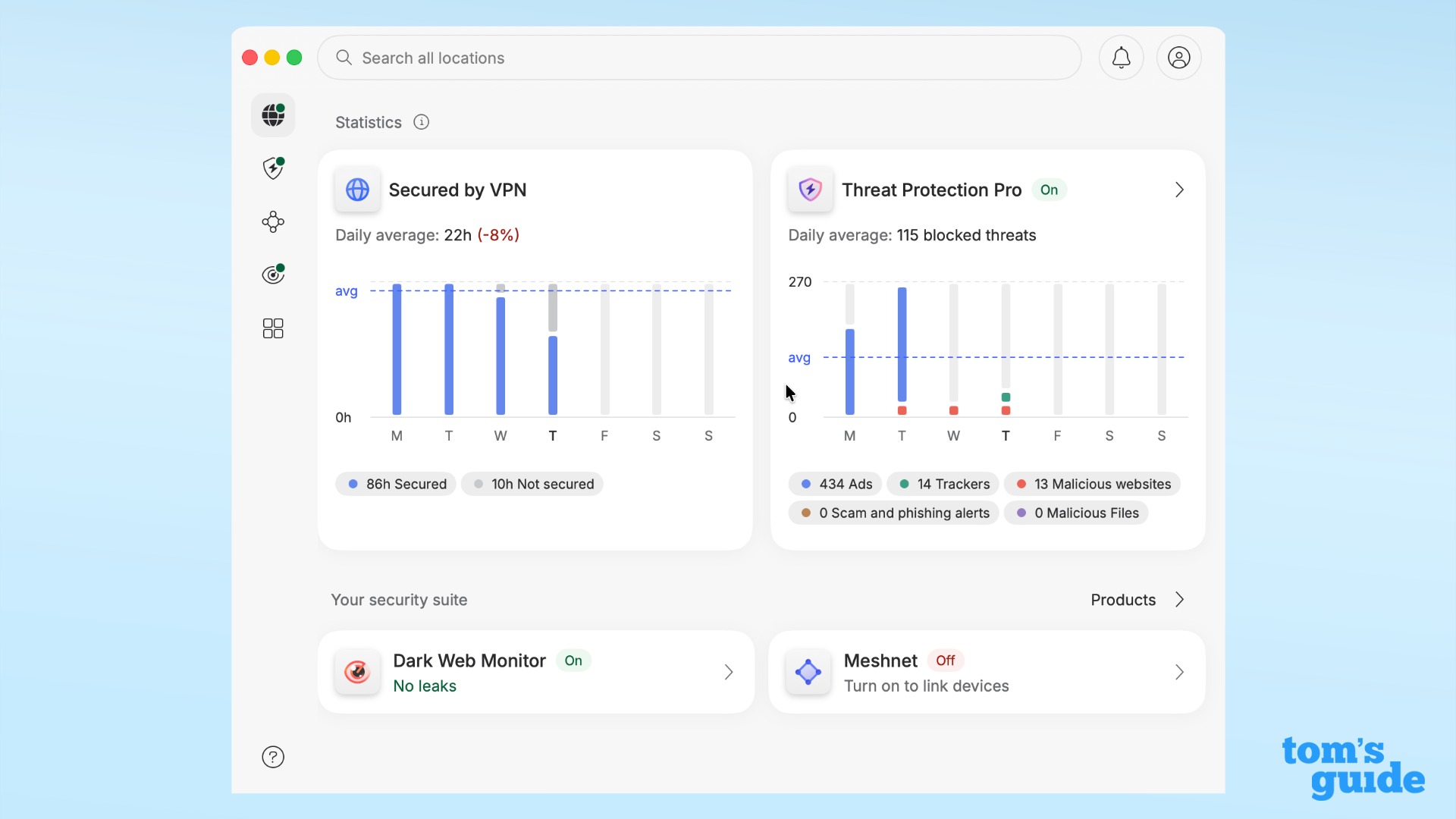 Stats interface on 2026 Mac app