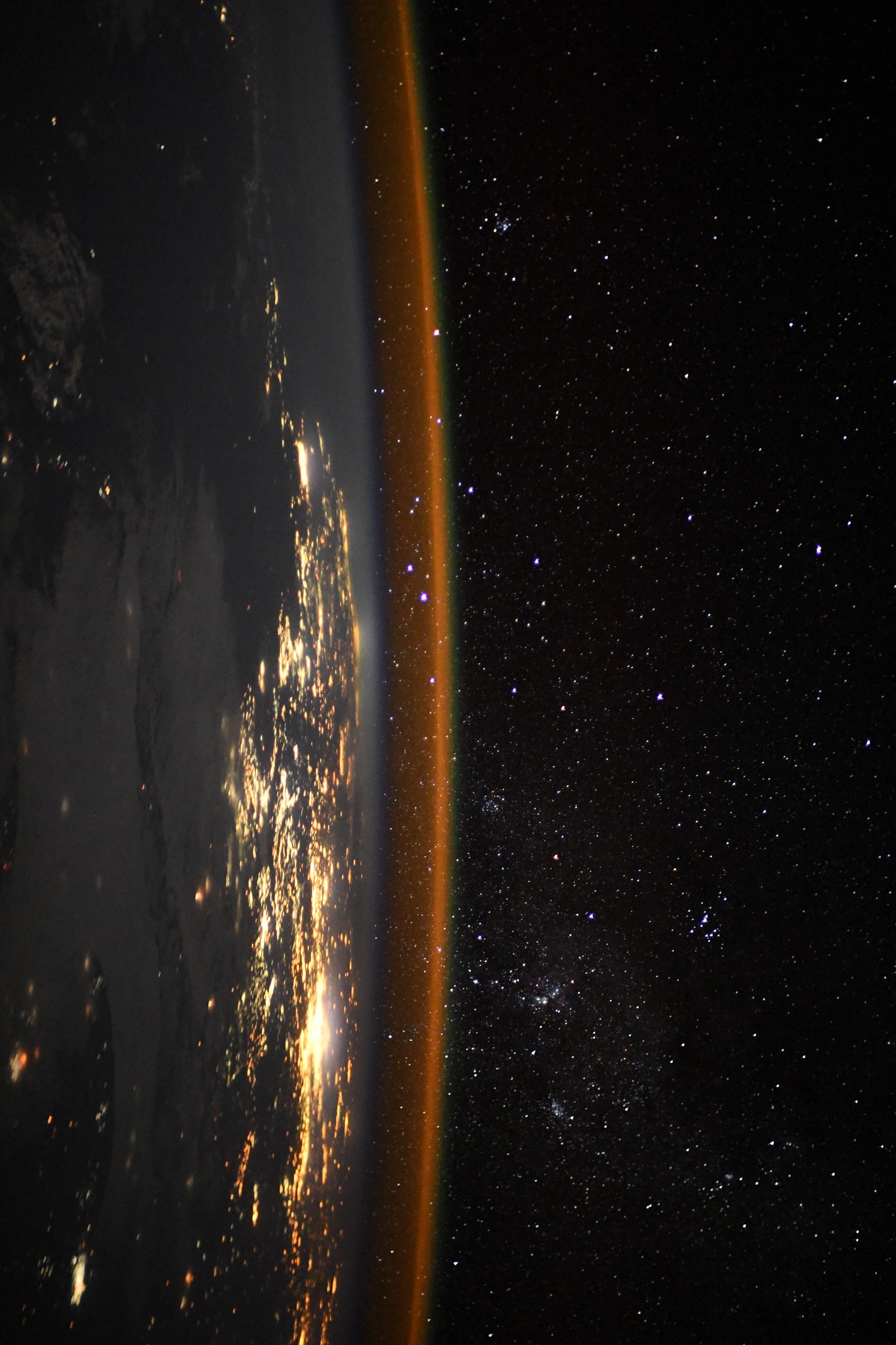 iss from earth photography