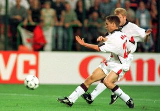 Michael Owen scores a wonder goal against Argentina in 1998