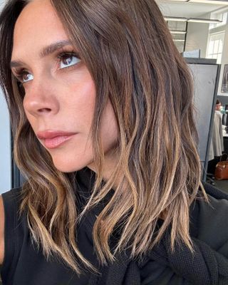 Victoria Beckham showcasing a chic bob for over 50s.