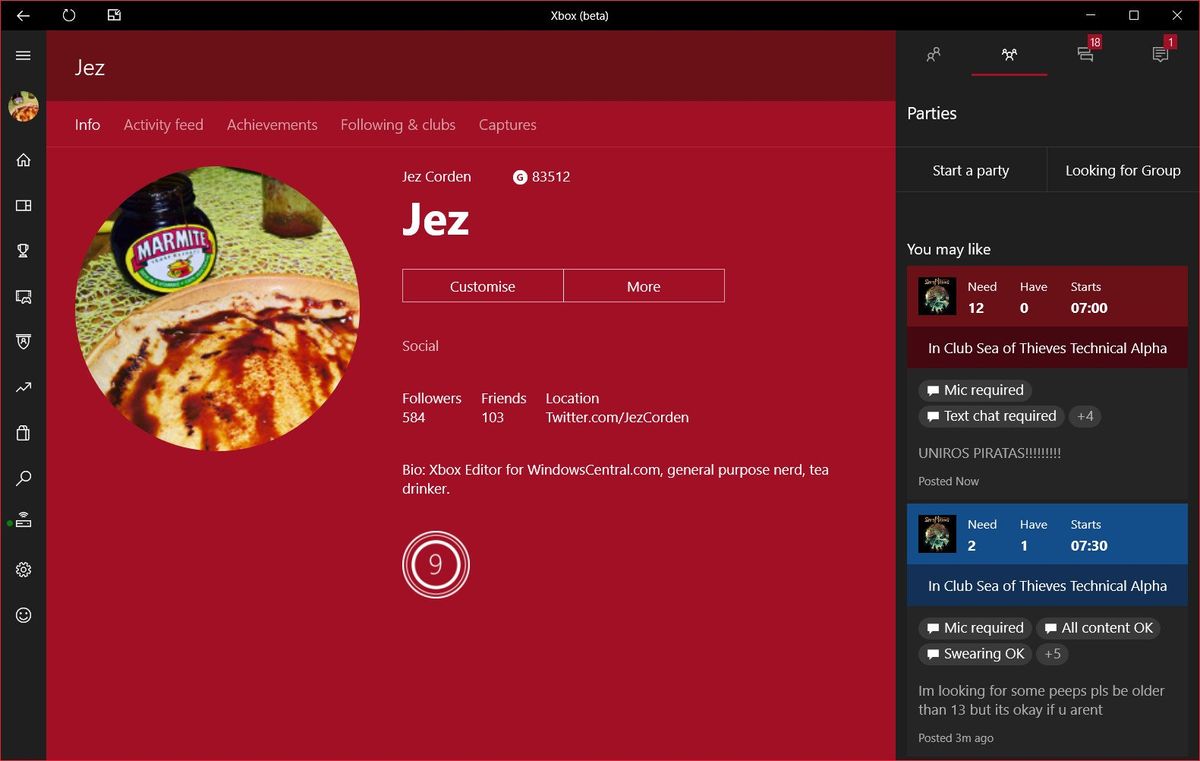 Custom Gamerpic testing begins for Xbox One/Windows 10 users