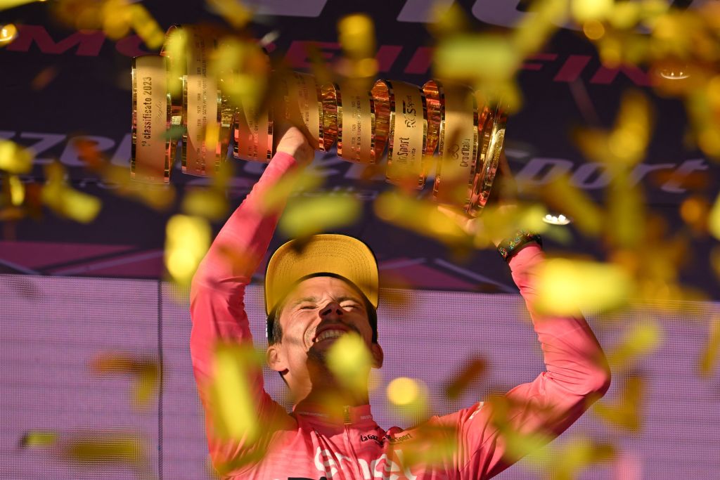 Giro d'Italia 2023 winner Primoz Roglic