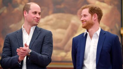 Prince William and Harry both appeared at the same event, albeit via video messages 