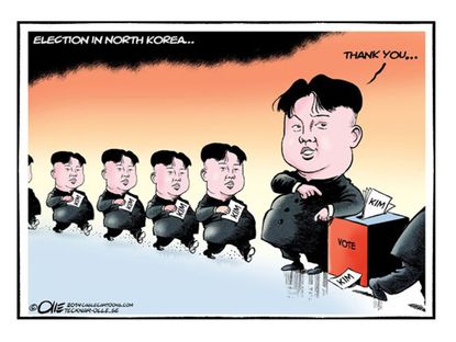 Political cartoon North Korea