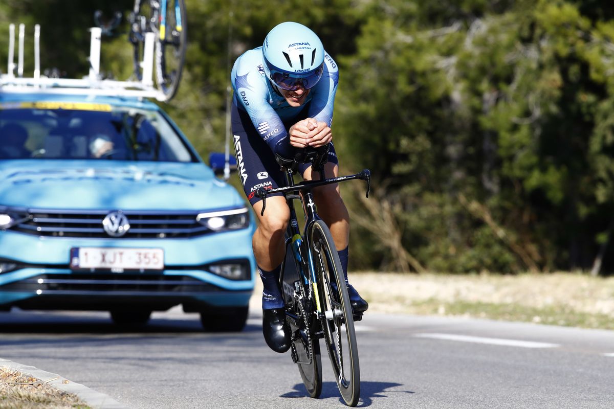 Tour de la Provence 2022 7th Edition Prologue Berreltang Berreltang 71 km 10022022 Samuele Battistella ITA Astana Qazaqstan Team photo Roberto BettiniSprintCyclingAgency2022