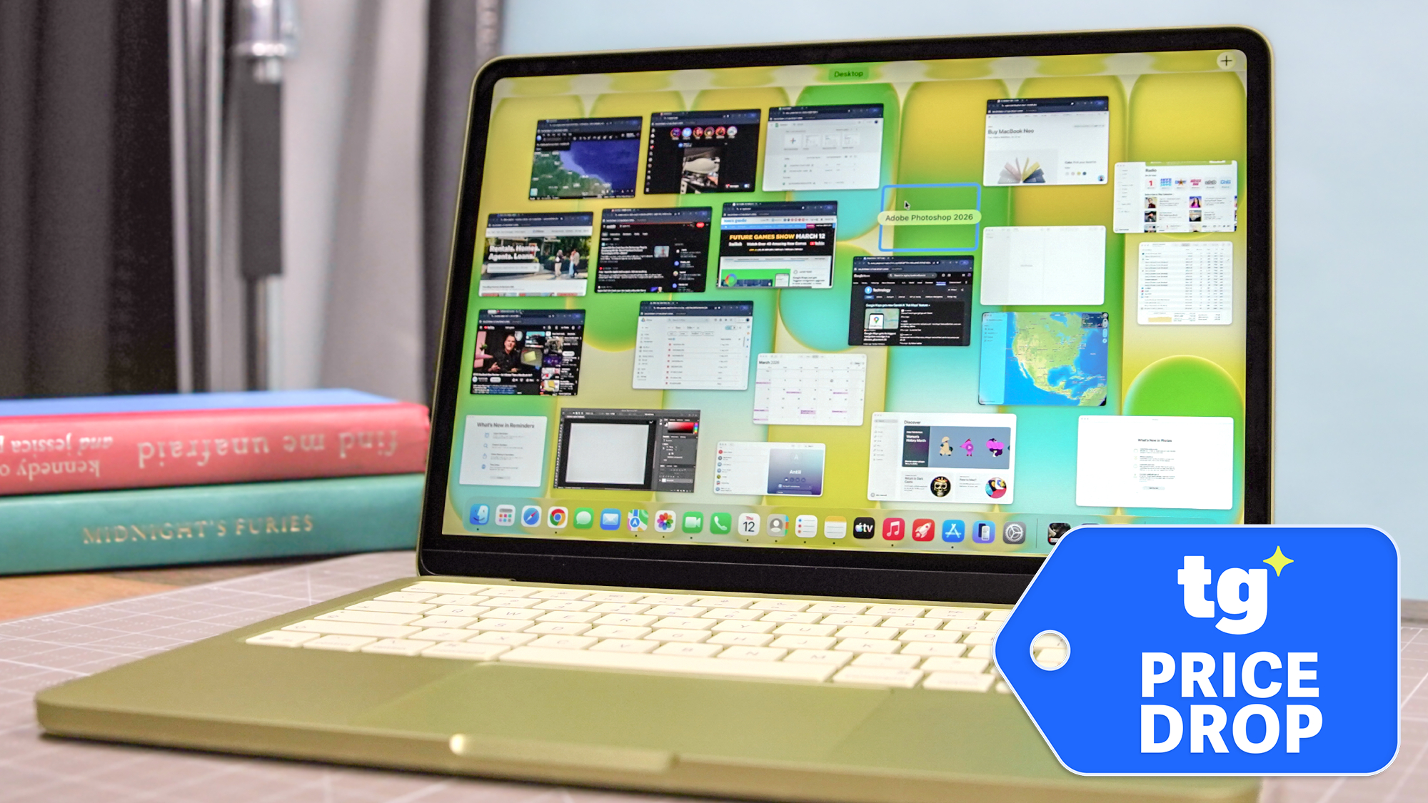 MacBook Neo on desk