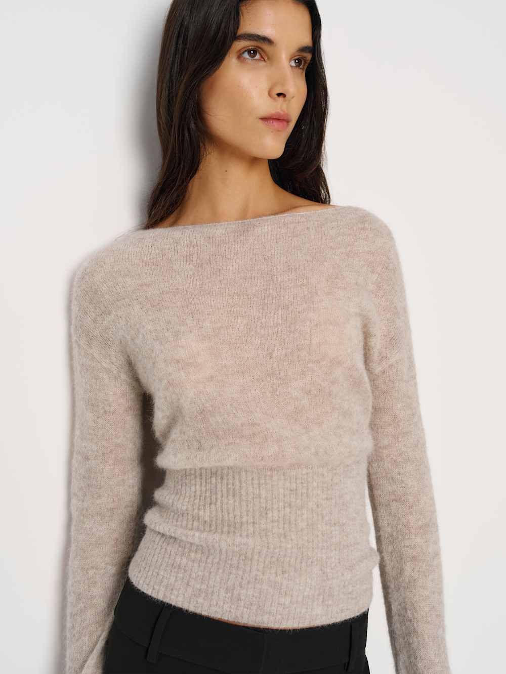 Soren Sheer Alpaca Sweater Top