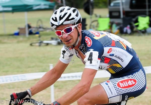 Davide Frattini (Hudz-Subaru) rides in the top 10