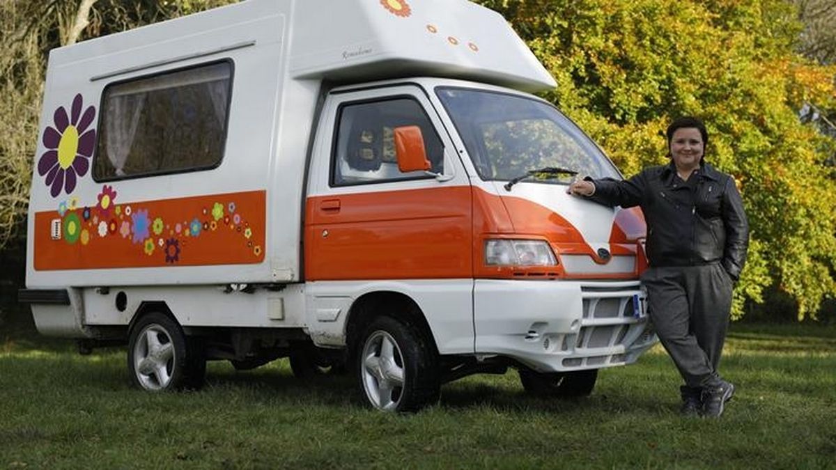 Susan Calman and her campervan