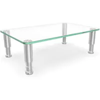 Hemudu glass monitor stand:was $22.95now $14.04 at Amazon