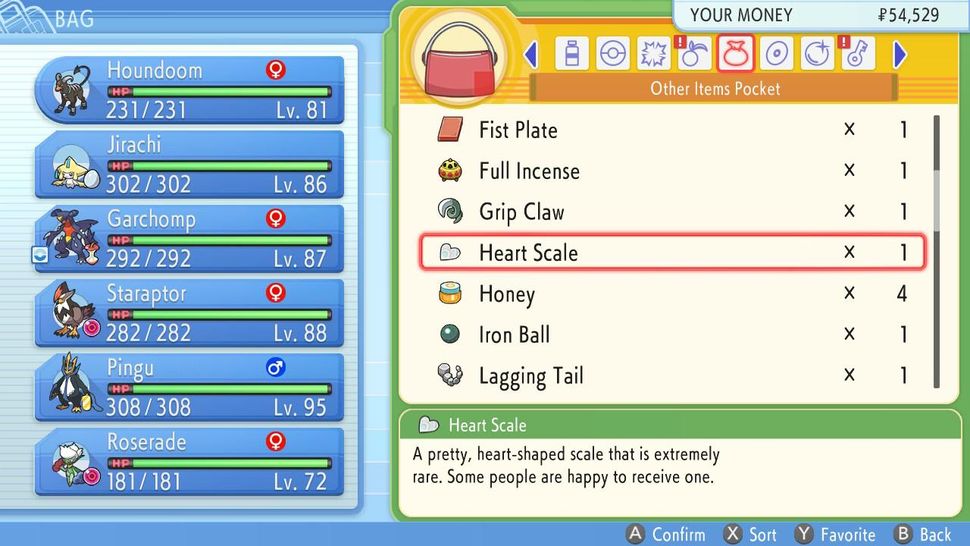 How to get infinite Heart Scales in Pokémon Brilliant Diamond and