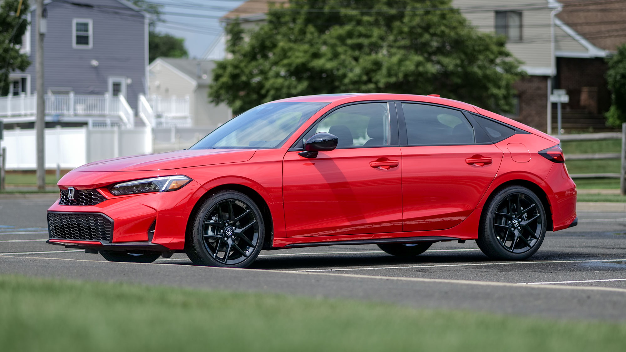 2025 Honda Civic Sport Hatchback Hybrid test drive.