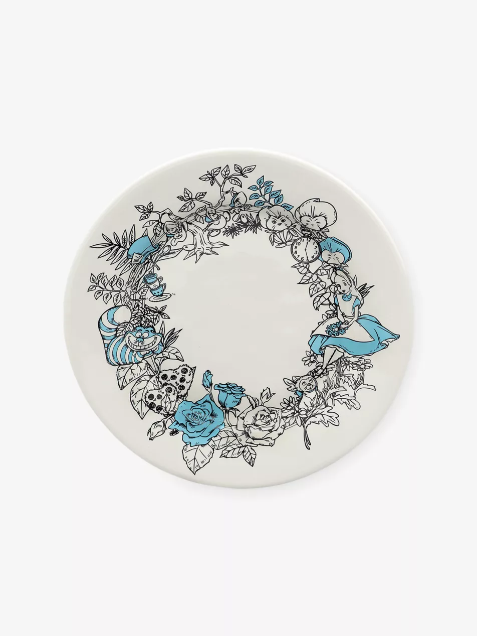 Anna + Nina X Disney Wonderland Whimsy Stoneware Breakfast Plate