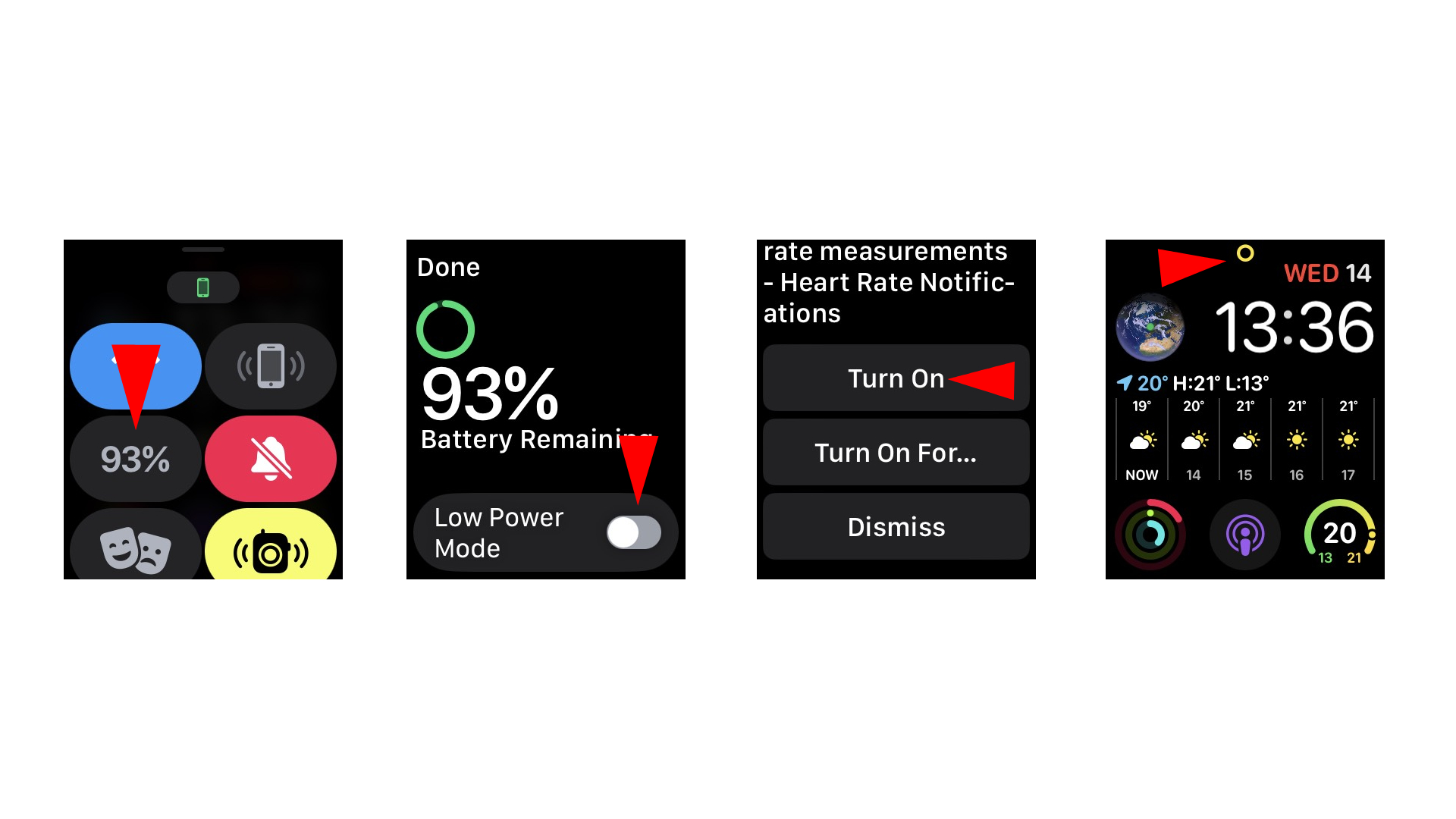 Low Power Mode on Apple Watch