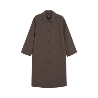 Brown lightweight coat