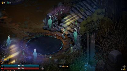 Hades 2 Surface gateway open in the Crossroads