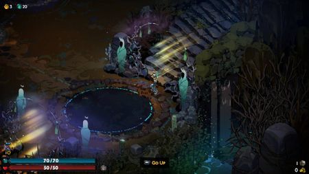 Hades 2 Surface gateway open in the Crossroads