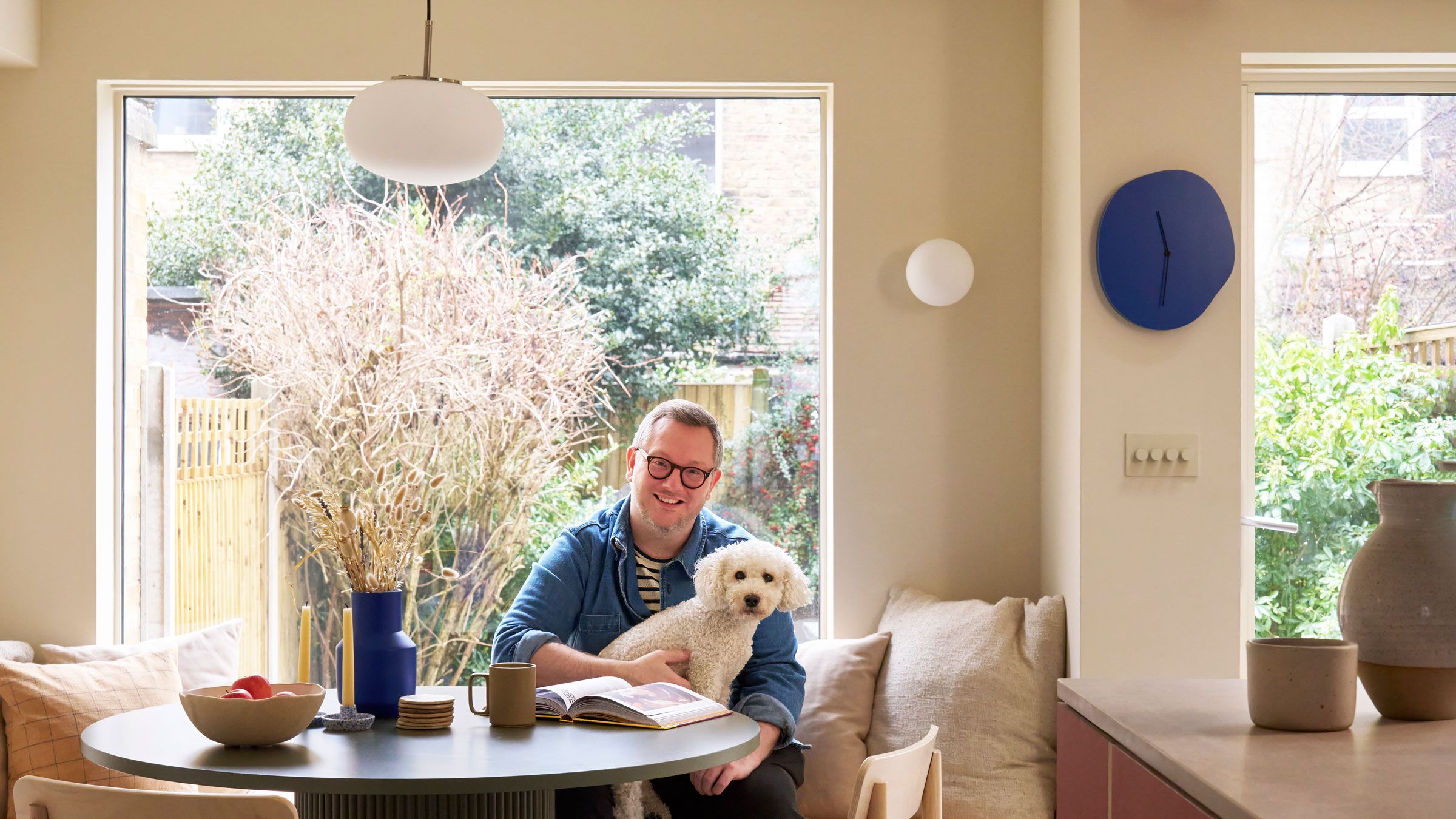 Step inside former Great British Bake Off winner and food writer Edd Kimber's sleek kitchen – 'a baker's dream kitchen come true!'
