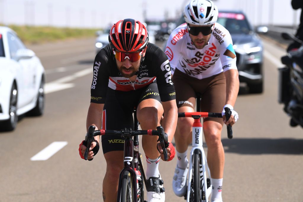 Thomas De Gendt and Tony Gallopin were in the break on stage 3 of the UAE Tour