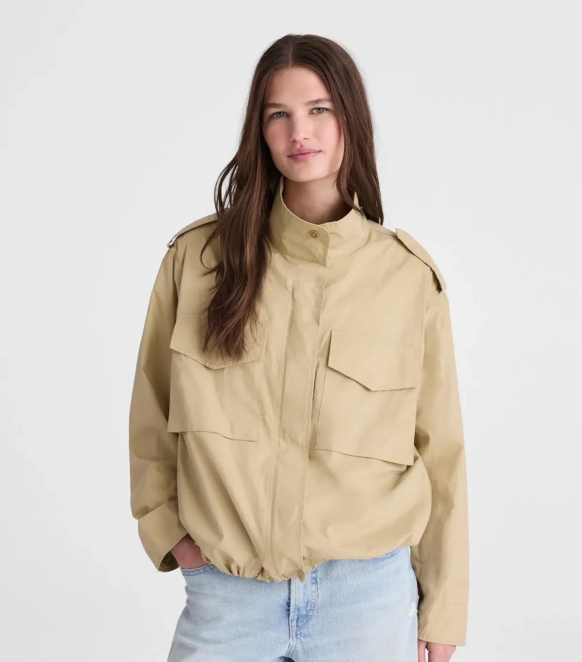 MW, Field Jacket in Washed Poplin