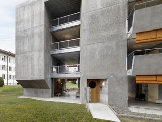 Concrete housing in Zurich by Gus Wüstemann Architects