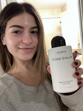 Emma Aerin Becker uses Byredo's Mojave Ghost body lotion