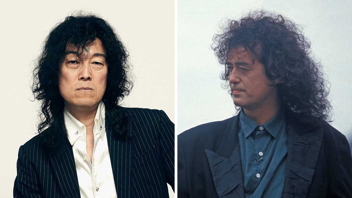 Akio Sakurai and Jimmy Page