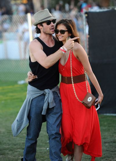 Ian Somerhalder and Nina Dobrev