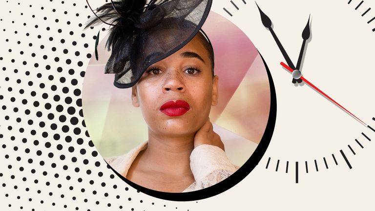 Lip, Eyebrow, Eyelash, Headgear, Costume accessory, Hair accessory, Headpiece, Kitchen utensil, Eye liner, Polka dot,