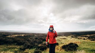 woman hiking in Yorkshire Dales
