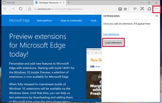 Microsoft Edge extensions