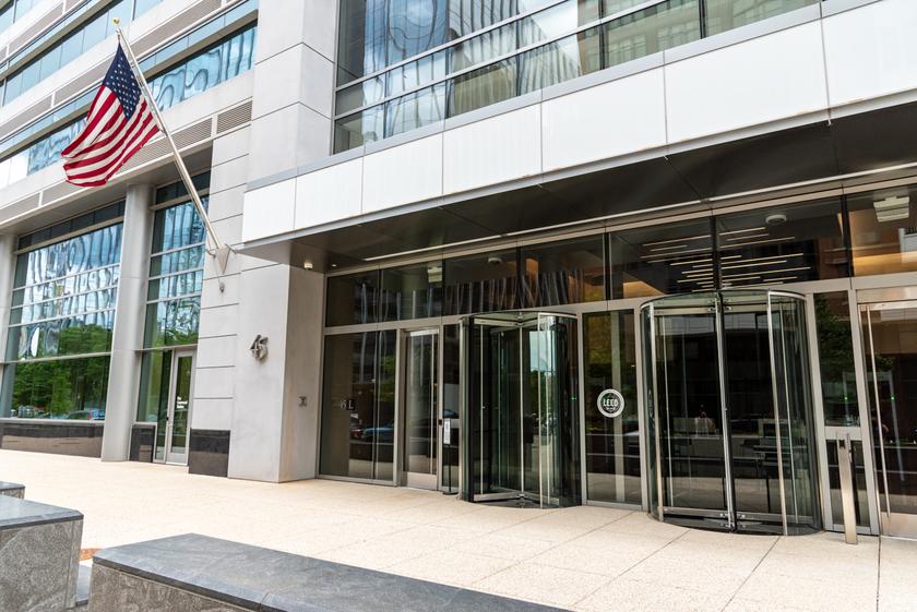 The headquarters of the FCC in Washington, D.C.