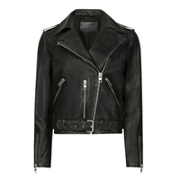 Allsaints Balfern Leather Biker Jacket, was £319