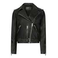 Allsaints Balfern Leather Biker Jacket, was £319 now £255 | Selfridges