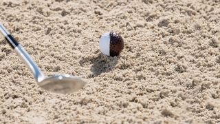 Color half of the golf ball to get an idea of what sort of spin you're putting on the ball