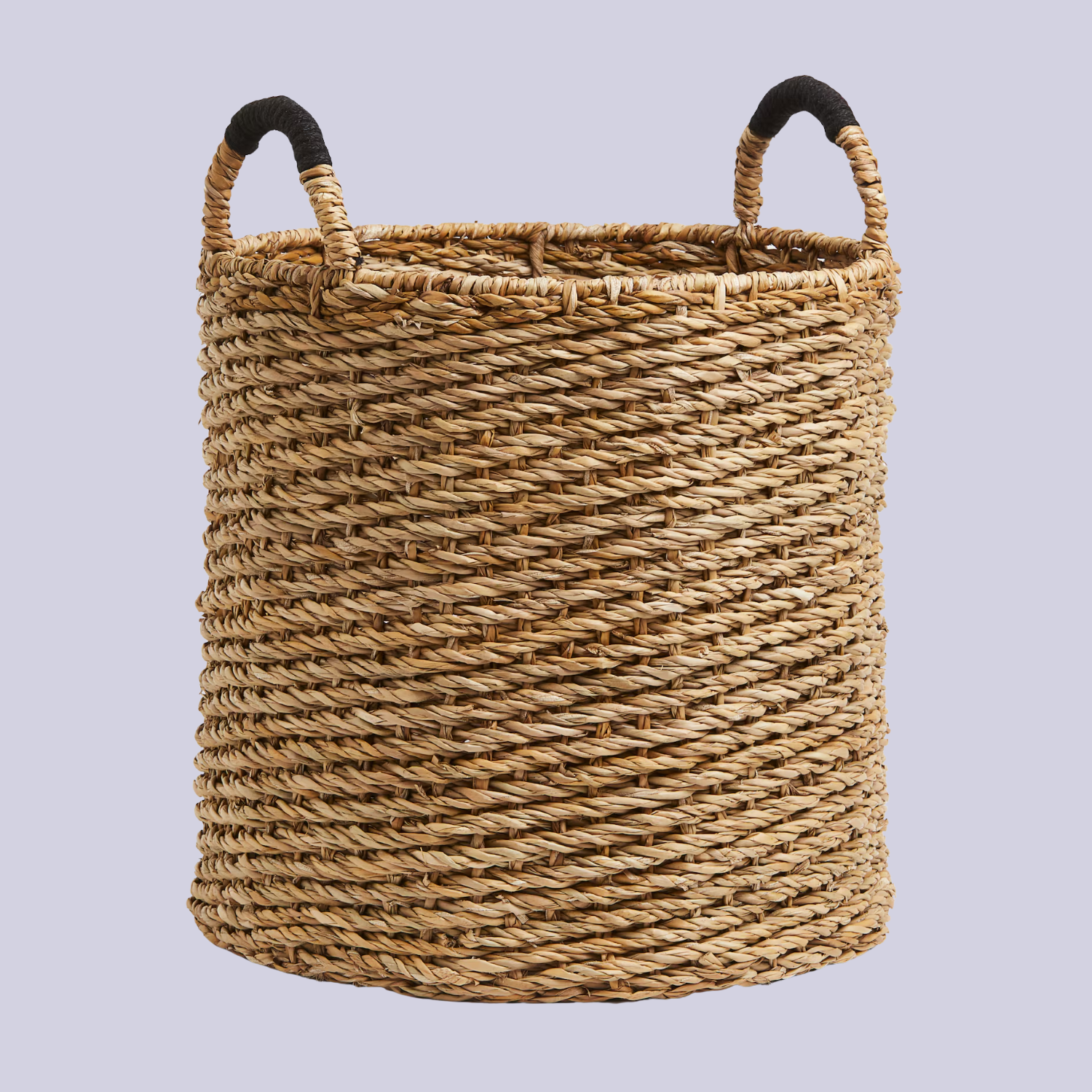 A seagrass storage basket