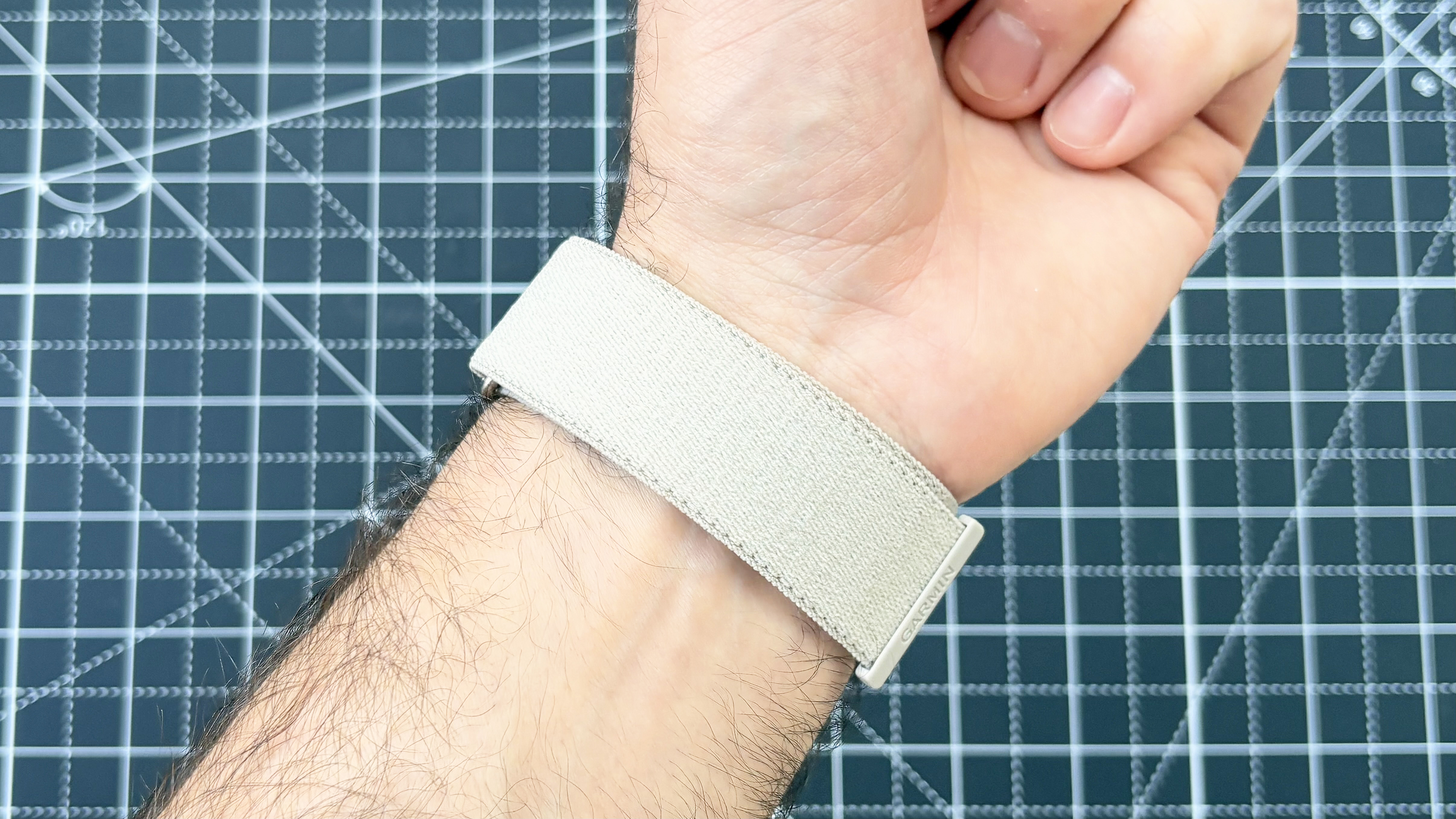 Close-up of the Garmin Cirqa screen-free fitness tracker