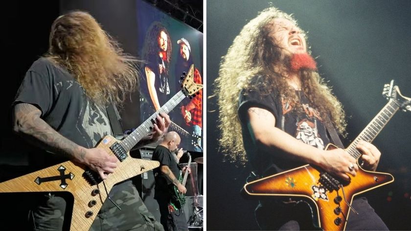 Dimebag Darrell and Ola Englund 