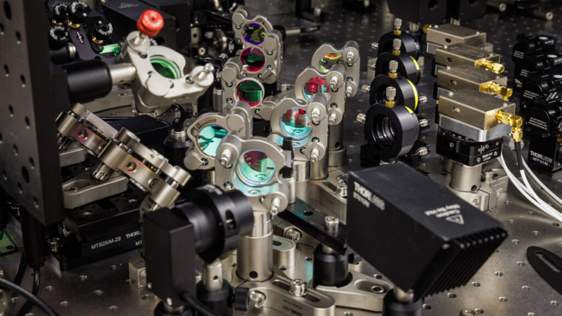 Parts of Microsoft's Project Silica, an experimental glass-based data storage solution.
