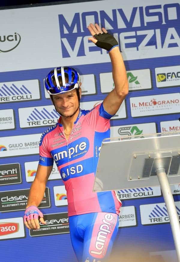 Michele Scarponi (Lampre-ISD) is a popular figure with spectators in Italy.