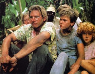 harrison ford and river phoenix in the mosquito coast