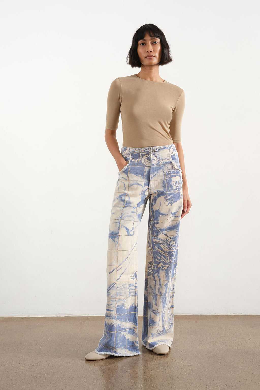 Poseidon Wide Leg Jean