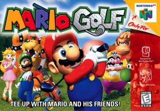 Mario Golf N64 Box