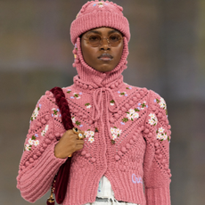 Chlo&eacute; aw26 runway pink jumper