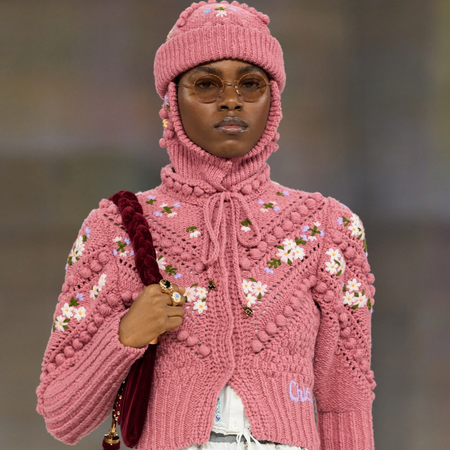 Chlo&eacute; aw26 runway pink jumper