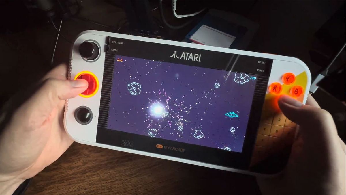 MyArcade Atari Gamestation Go gaming
