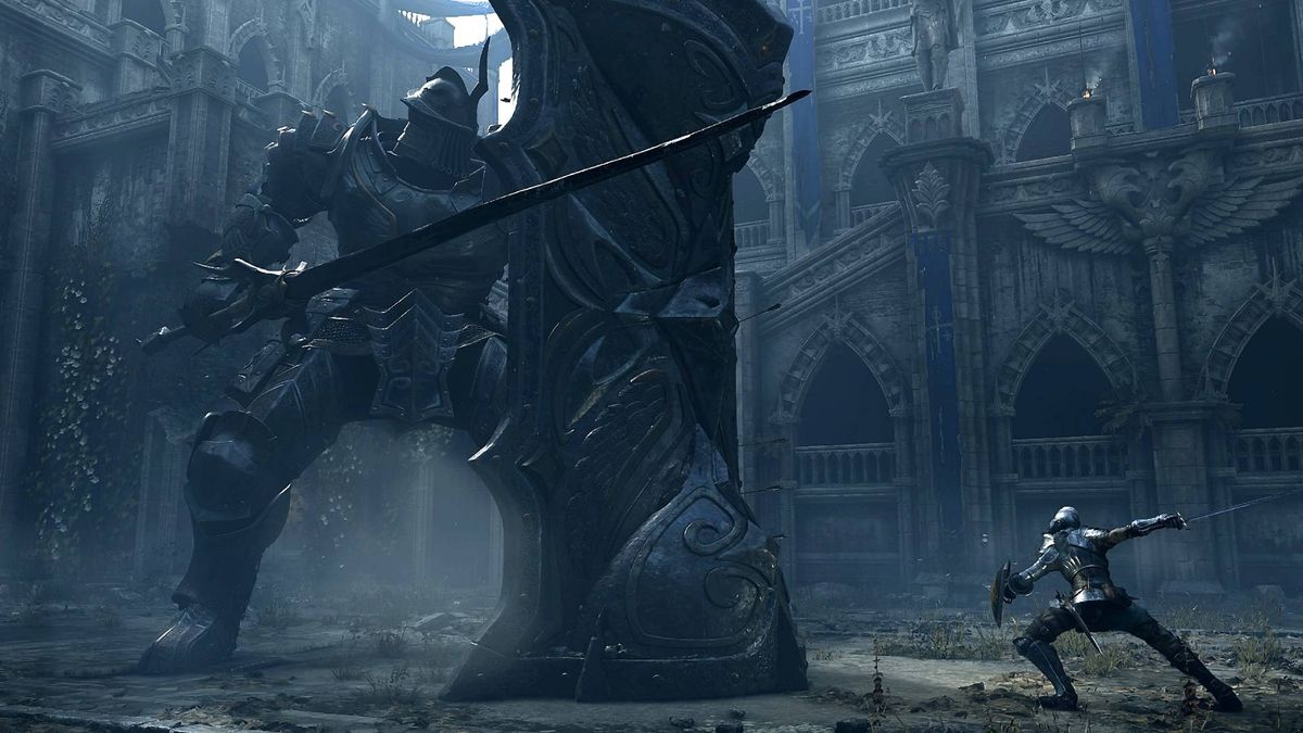 Official promo screenshots from the game Demon Souls on the PS5.