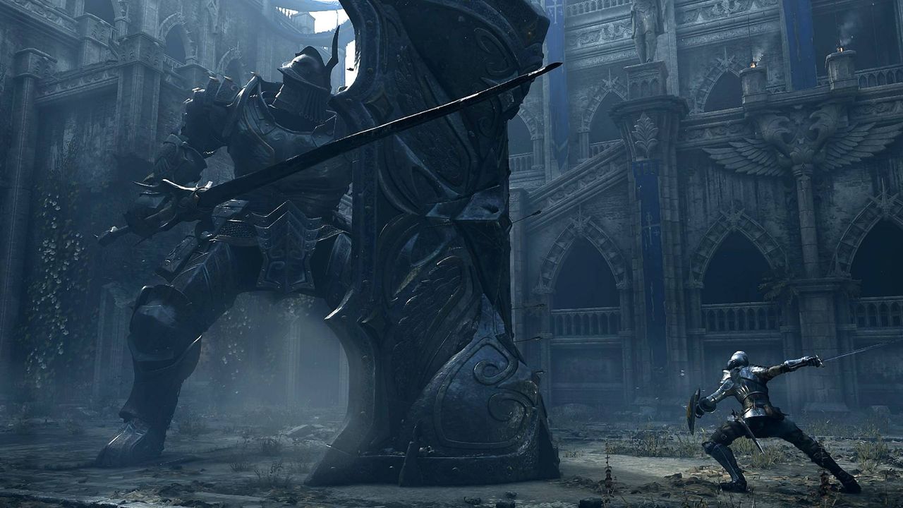 Official promo screenshots from the game Demon Souls on the PS5.