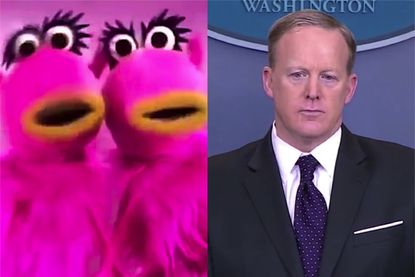 Sean Spicer and the Muppets duet