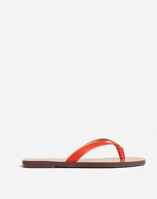 The Gabi Thong Slide Sandal in Leather